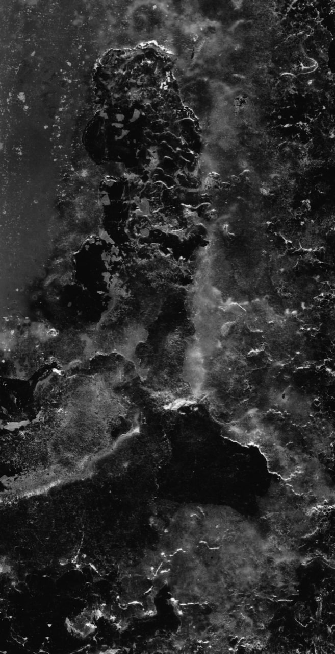 détours: Sarah Burger   21 - 30 August 2019    How does art tell its stories? What language and what alphabet does it use? How exactly do we hear and understand them? And what does aesthetics mean? Presenting a new series of works in an installation by Sarah Burger, the second edition of our detours exhibition series investigates our aesthetic relationships. We believe art lives and finds its expression in the aesthetic experience. It is a slow, precarious and fleeting process and seems to us to be an urgent requirement and a deficiency of our up-and-down-scrolling, left-and-right-swiping everyday lives. With detours we try to create situations, that not only invite to take five and linger, but also open up detours in the perception of the works.  The series «Fernweh» is based on old photonegatives and diapositives of various landscapes taken at the time when the first portable photo cameras came into use. Those negatives and diapositives are in the meantime around 100 years old. Their materiality shows traces of decay: the chemical processes are slowly eating at the photographs, and in doing so create abstract images. The photographs used for “Fernweh” are found in an online archive. As a result of the digitalization of analogue photographs, the material damages become part of the pictures. This series shows enlarged details from this process of decay.    Installation: Sarah Burger  Sound: HOWALD (BE)  Design: Emilie Appercé X Dominik Kim  Curated by Kristina Grigorjeva  With the kind support of Stiftung Dr. Adolf Streuli   Öffnungszeiten:   Do: 22.08 18.30-20 UHR  Fr: 23.08 18.30-20 UHR  Sa: 24.08 15-18 UHR  So: 25.08 15-18 UHR  Mi: 28.08 18.30-20 UHR  Do: 29.08 18.30-20 UHR   Fr: 30.08 Finissage   18.30-21 UHR