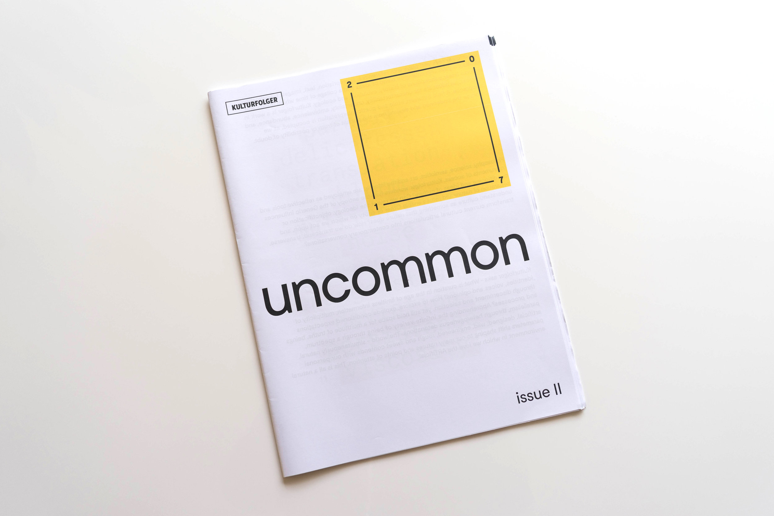 KULTURFOLGER ISSUE II